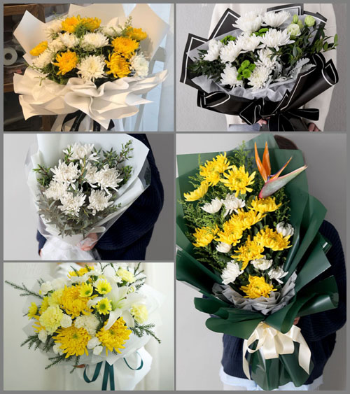 云南西双版纳州景洪市嘎洒镇曼景法村白事花束代送
